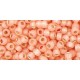 Rocailles Toho 8/0 Silver-Lined Milky Peach