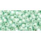 Rocailles Toho 8/0 Silver-Lined Milky Light Peridot