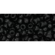 Rocailles Toho 8/0 Opaque Jet - 10 g