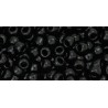 Rocailles Toho 8/0 Opaque Jet - 10 g