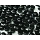 Cabochon Doppio Foro 6 mm Jet - 10 pz