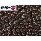 Es-O Beads 5 mm Pastel Dark Brown - 5 g