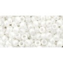 Rocailles Toho 8/0 Opaque-Lustered White - 10 g