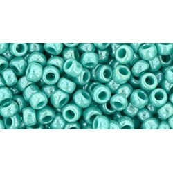 Rocailles Toho 8/0 Opaque-Lustered Turquoise