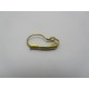Monachella in Ottone a Chiusura 13x20 mm Color Ottone - 2 pz