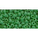 Rocailles Toho 8/0 Opaque Frosted Shamrock - 10 g
