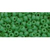Rocailles Toho 8/0 Opaque Frosted Shamrock