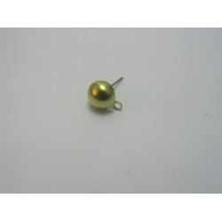 Perno Ottone Pallina 9 mm Color Ottone - 4 pz