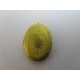 Pendente Portafoto Ottone Ovale 23x30 mm - Color Ottone - 1 pz