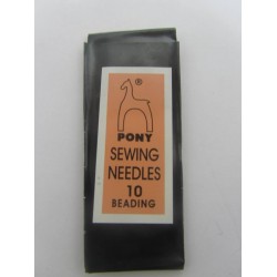 Pony Beading Needle Size 10, 55 mm - 25 pcs