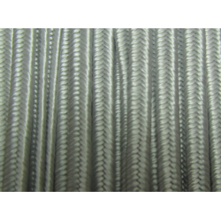 Cordoncino Soutache 2,5 mm grigio/argento - 2 m