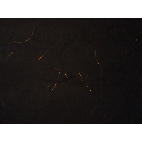 Carta di Riso 64x47 cm Blu Scuro con Fili Dorati - 1 foglio