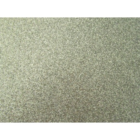 Foglio Mousse Gomma Crepla 20x30 cm Argento Glitter - 1 pz