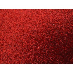EVA Foam 20x30 cm Red Glitter - 1 Sheet 