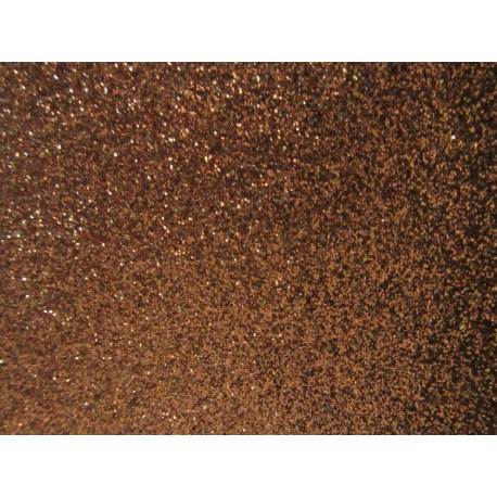 Foglio Mousse Gomma Crepla 20x30 cm Marrone Glitter - 1 pz