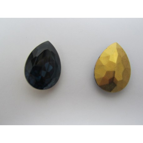Cabochon Goccia Sfaccettata 25x18 mm Montana Sapphire - 1 pz