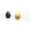 Cabochon Goccia Sfaccettata 18x13 mm Madeira Topaz - 1 pz