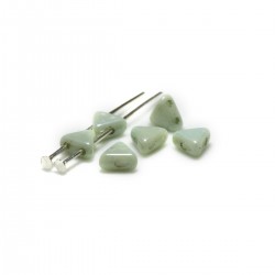 Khéops® par Puca® 6mm Opaque Light Green Ceramic Look - 5 g