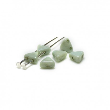 Khéops® par Puca® 6mm Opaque Light Green Ceramic Look - 5 g