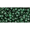 Rocailles Toho 8/0 Transparent Green Emerald - 10 g