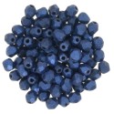 Mezzo Cristallo 3 mm Metallic Suede Blue - 50 Pz