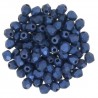 Mezzo Cristallo 3 mm Metallic Suede Blue - 50 Pz