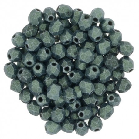 Mezzo Cristallo 3 mm Metallic Suede Lt. Green - 50 Pz