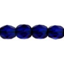 Mezzo Cristallo 4 mm Matte Cobalt - 50 Pz