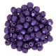 Mezzo Cristallo 4 mm Metallic Suede Purple - 50 Pz