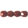 Mezzo Cristallo 4 mm Smoky Topaz - 50 Pz