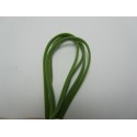 Cordoncino piatto tipo scamosciato 3x1 mm Verde Brillante Spezzone da 1 m - 1 pz