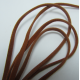 Cordoncino piatto tipo scamosciato 3x1 mm Marrone Chiaro Spezzone da 1 m - 1 pz