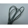 Cordoncino piatto tipo scamosciato 3x1 mm Grigio Spezzone da 1 m - 1 pz