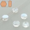 Honeycomb 6 mm Crystal AB - 20 Pz