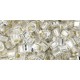 Cubi Toho 3 mm Silver-Lined Crystal