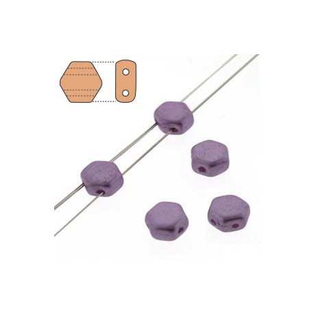 Honeycomb 6 mm Pastel Lilac - 20 Pz