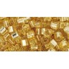 Cubi Toho 3 mm Silver-Lined Light Topaz