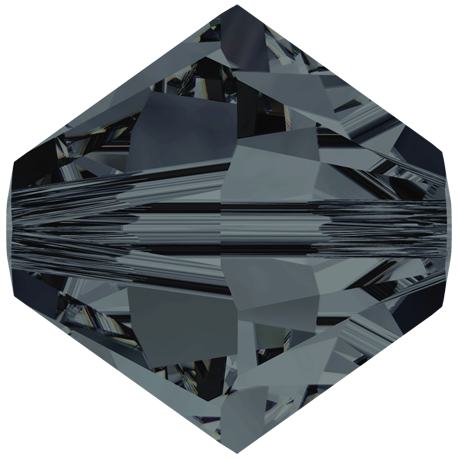 Bicono Swarovski 5328 4 mm Graphite - 40 pz