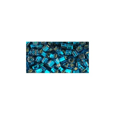 Cubi Toho 3 mm Silver-Lined Teal