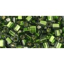 Cubi Toho 3 mm Silver-Lined Olivine