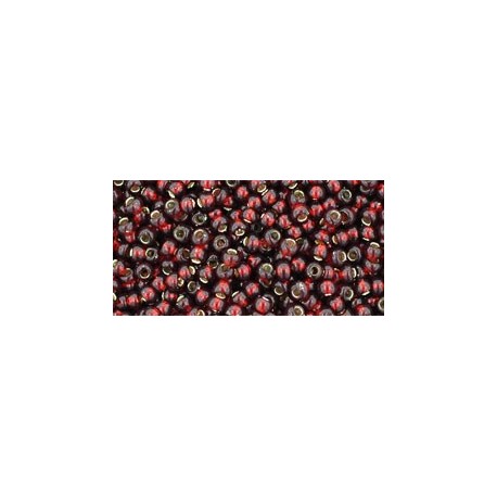 Rocailles Toho 11/0 Silver-Lined Garnet
