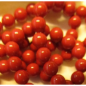 Perle Swarovski 5810 6 mm Red Coral Pearl - 10 Pz