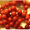 Perle Swarovski 5810 6 mm Red Coral Pearl - 10 Pz