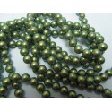 Perle Swarovski 5810 6 mm Iridescent Green Pearl - 10 Pz