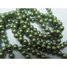 Perle Swarovski 5810 6 mm Iridescent Green Pearl - 10 Pz