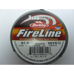 Fireline Thread 0.15 mm (6LB) Crystal - 1 Spool of 50 Yard