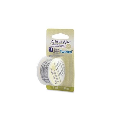Artistic Wire 1,02 mm (18 Gauge) Twisted Ottone - Bobina 1,83 m 