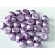 Cabochon Doppio Foro 6 mm Pastel Lila - 10 pz