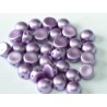 Cabochon Doppio Foro 6 mm Pastel Lila - 10 pz