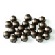 Cabochon Doppio Foro 6 mm Pastel Dark Brown - 10 pz